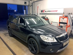 Чип тюнинг Skoda Octavia A5FL Scout 1.8 TSI 152hp 4X4 M6 STAGE1 2012